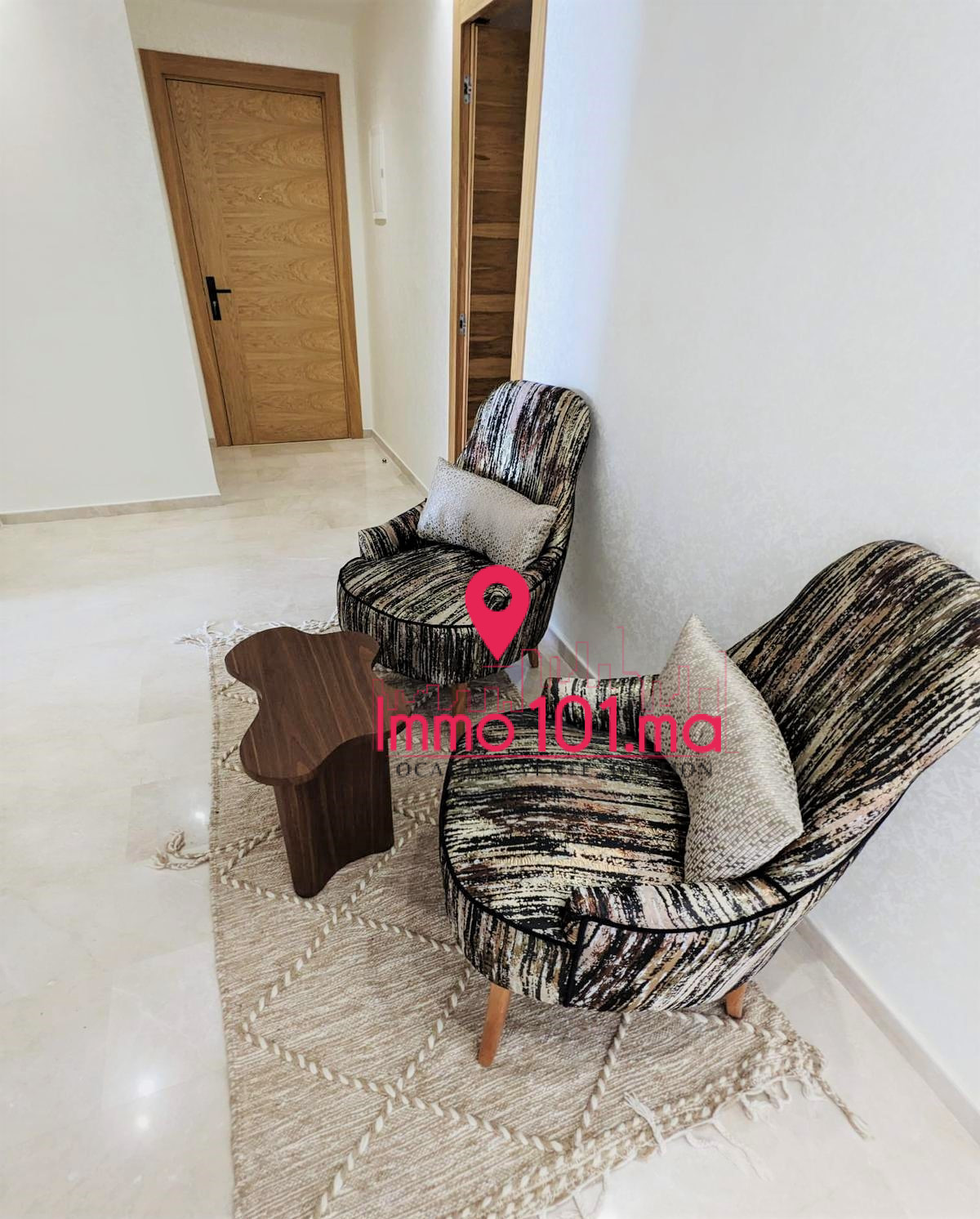 Location appartement meublé à Hay Riad ZLLAM1452
